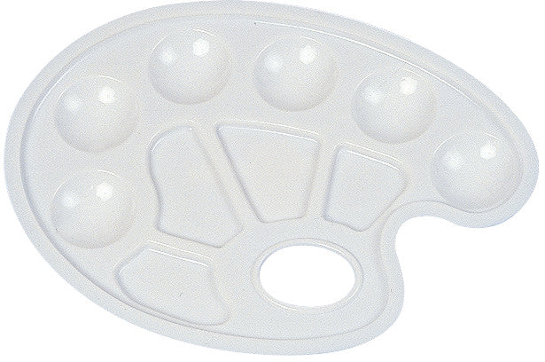 Metzger & Mendle Mischpalette – weiss, Kunststoff, 220 × 169 × 15 mm, 1er-Pack