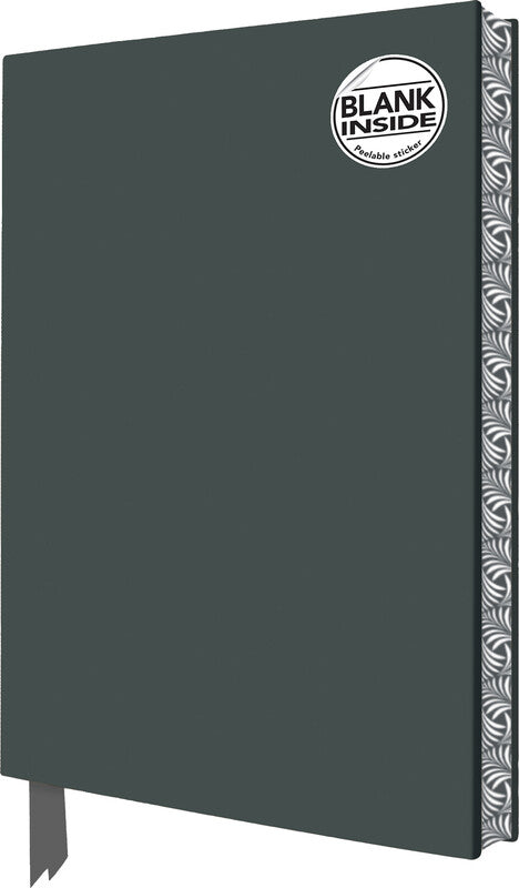 Denkzettel FLAME TREE Notizbuch – A5 – blanko – 176 Seiten – 83 g/m² – gebunden, Zeichenband, abgerundete Ecken, anthrazit