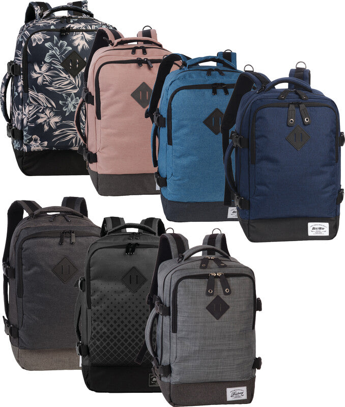 Bestway Cabin Pro Small – Notebook-Rucksack – für 14"-Notebook, 20 l, Kunststoff, Marineblau