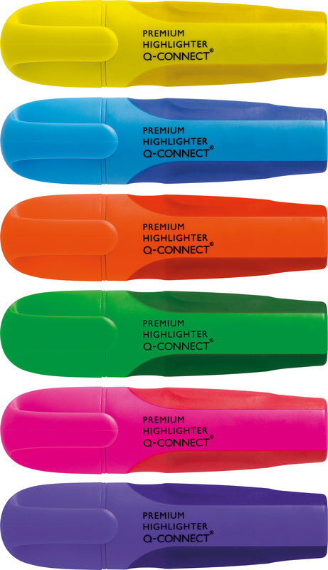 Q-CONNECT Textmarker Orange – Keilspitze, 2–5 mm