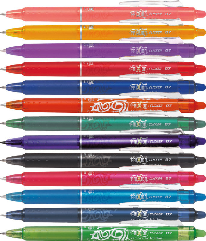 Pilot FriXion Ball Clicker – radierbarer Tintenroller, 0,7 mm, lila