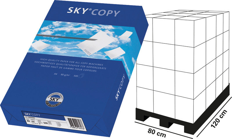 Schneidersöhne Kopierpapier – A4, 80 g/m², hochweiss – für Inkjet/Laser/Kopierer – 500 Blatt