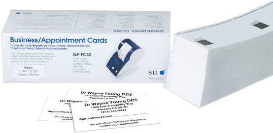 Seiko Instruments Etiketten, 57 mm × 89 mm, weiss, Papier, permanent, 600 Etiketten