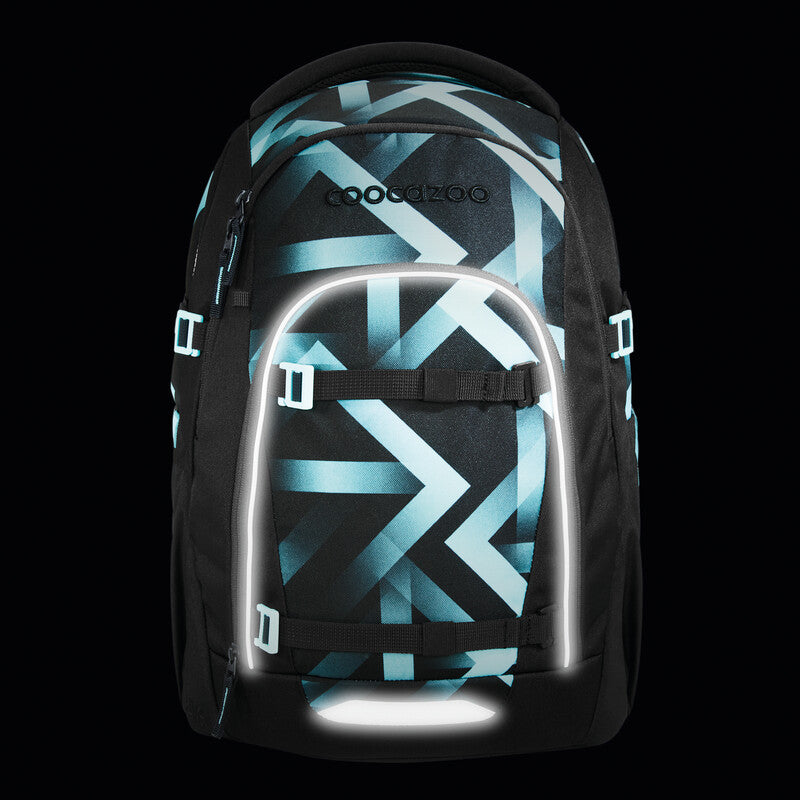Coocazoo Rucksack Mate – Laser Lights – aus recyceltem PET – 30 l – 30,0 × 46,0 × 23,0 cm