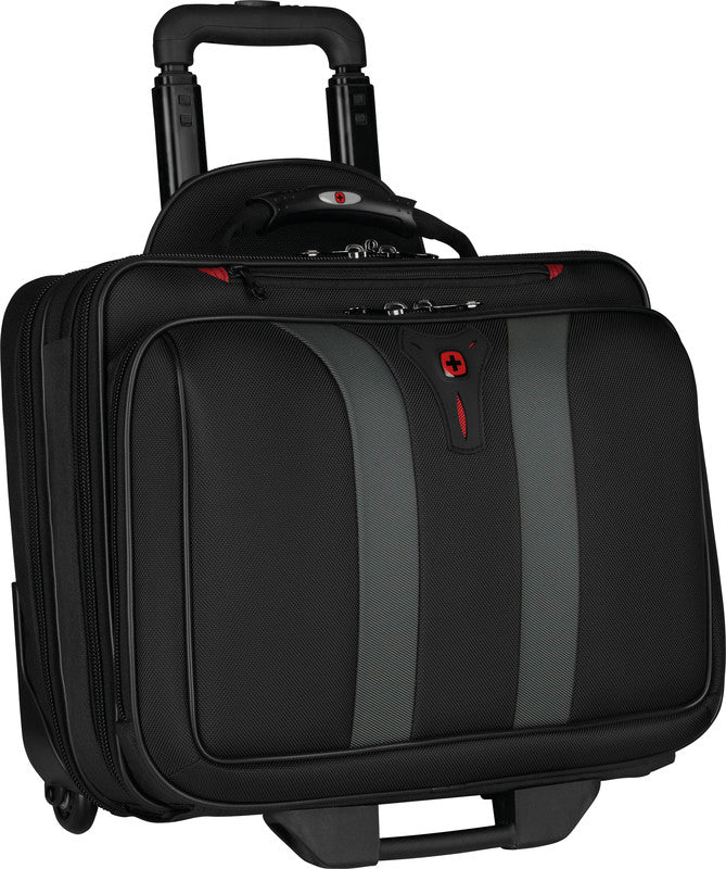 Wenger/SwissGear Wenger Notebook-Trolley Granada – 24 l, für Notebooks bis 15,6", Weichschale, schwarz, 42 × 35 × 25 cm