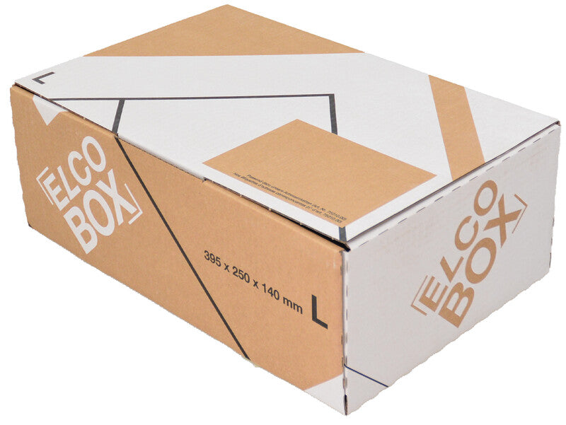 Elco Umzugsbox, braun – 405 × 270 × 145 mm