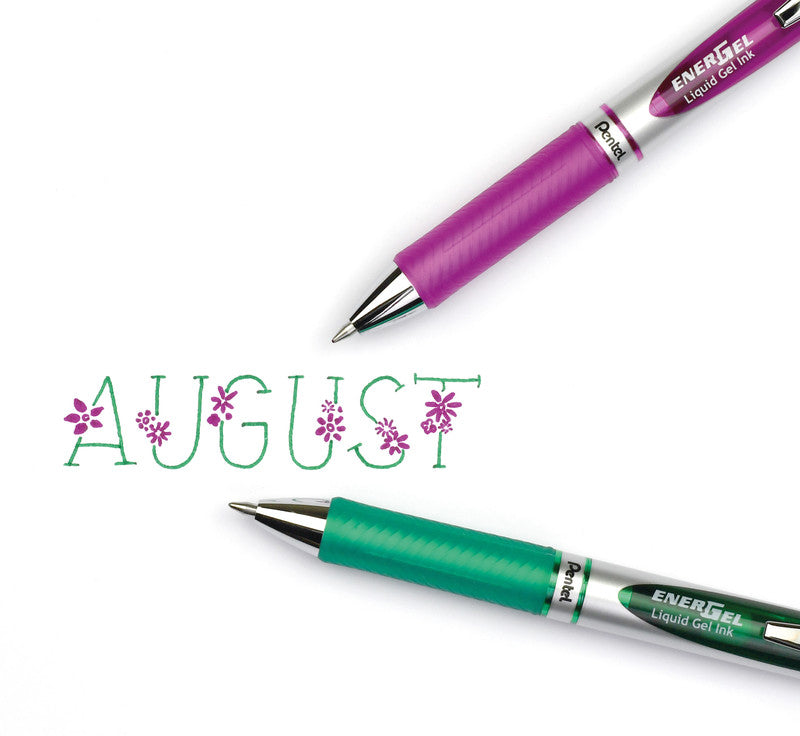 Pentel EnerGel X Gelschreiber – Grün, 0,7 mm, schnelltrocknend, Druck, nachfüllbar