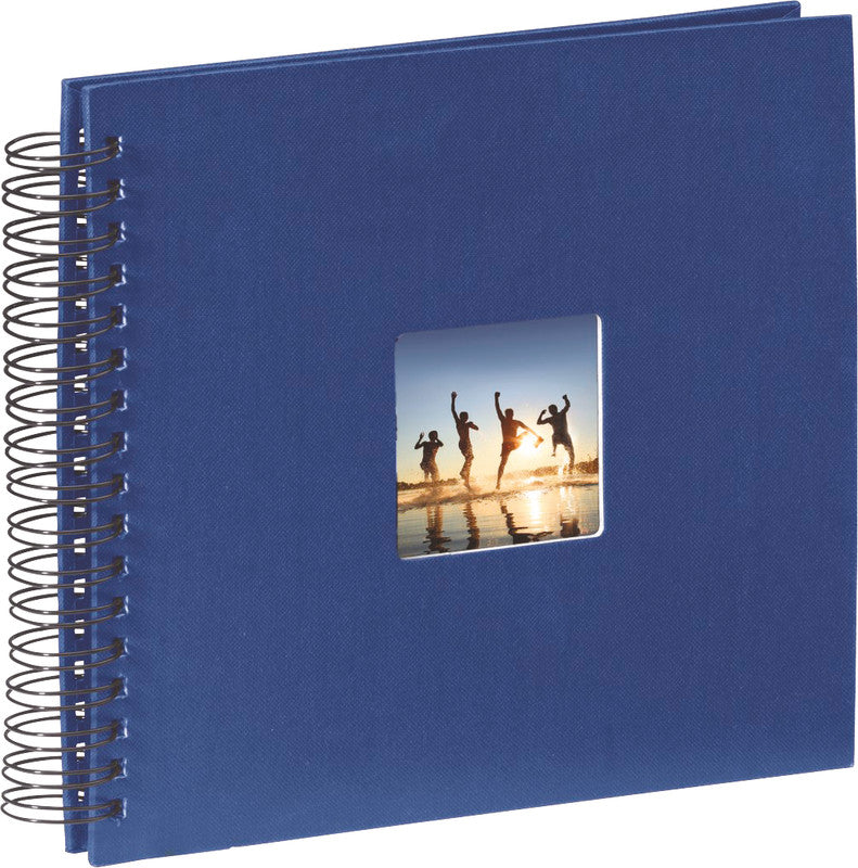 Hama Fotoalbum – Blau, mit Pergaminzwischenblättern, Papier, 280 × 240 mm
