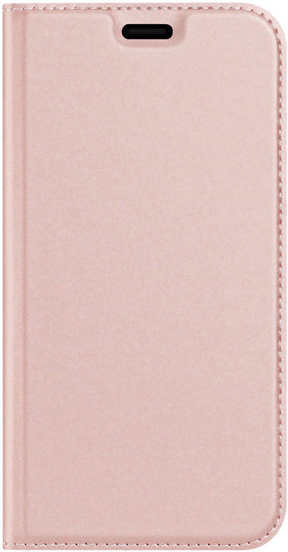 Dux Ducis Booklet-Hülle – für Apple iPhone 12/12 Pro – Roségold – mit Kartenfach, Magnetverschluss