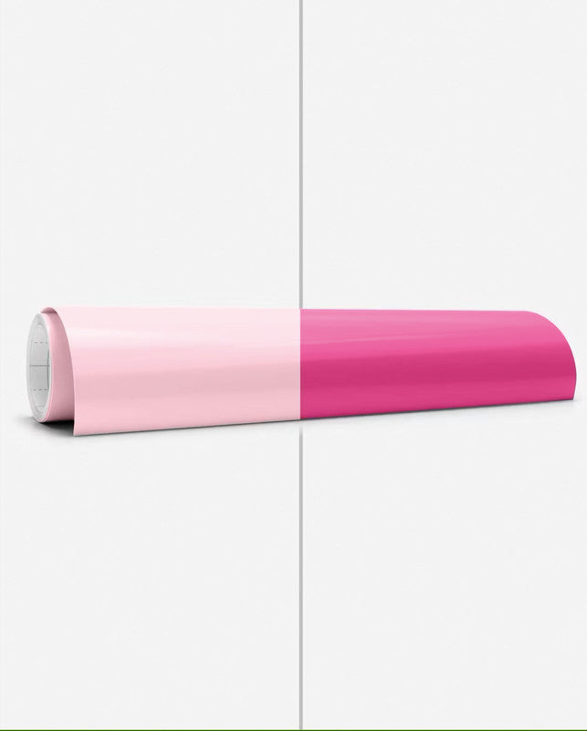 Cricut Selbstklebende Vinylfolie, glänzend – hellrosa/magenta – 30 × 60 cm – für Cricut Schneideplotter