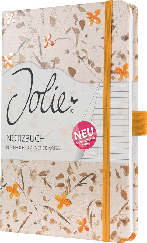 Sigel Notizbuch A5, liniert, Fadenheftung, Karton, 174 Seiten, perforiert, 80 g/m² – mehrfarbig