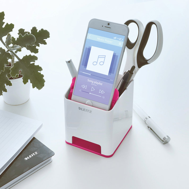 Leitz Stiftschlaufe – Polystyrol, Pink, Weiss