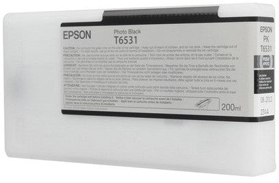 Epson Tintenpatrone T6531, Schwarz, 200 ml – für Tintenstrahldrucker und Multifunktionsgeräte