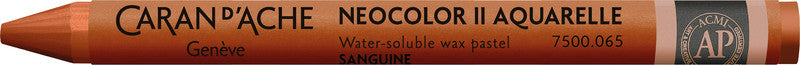 Caran d-Ache Caran d'Ache Neocolor Aquarellfarbstift – rotbraun, Mine Ø 8,6 mm