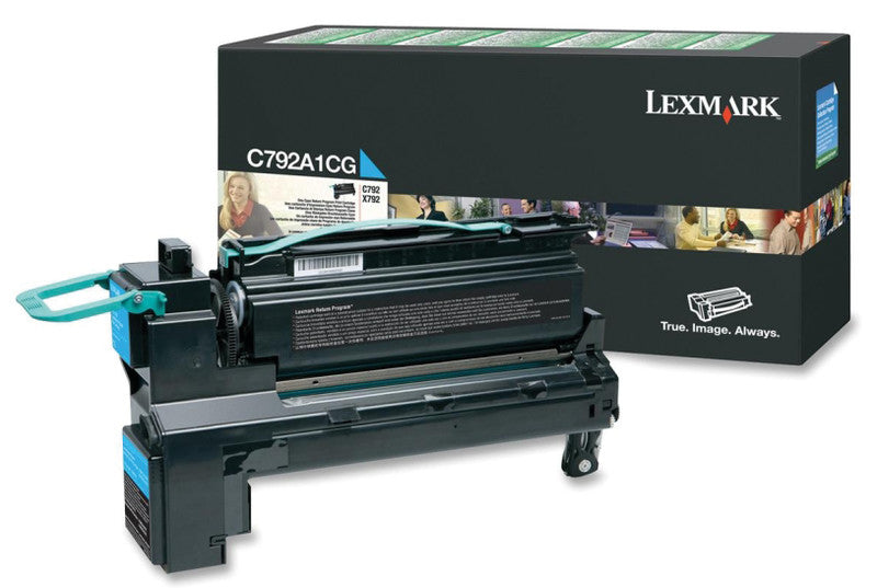 Lexmark Toner – cyan, 6000 Seiten