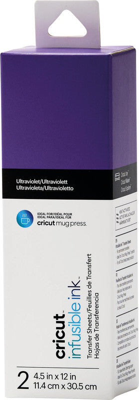 Cricut Aufbügelfolie – Ultraviolett – 13,9 × 121,9 cm – für JOY Schneideplotter
