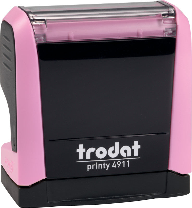 Trodat Motivstempel Printy 4911 – Text zum Selbersetzen, selbstfärbend, 38 × 14 mm
