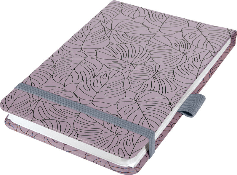 Sigel Notizblock JOLIE, A6+, punktkariert, Fadenheftung, 79 Blatt, perforiert, 100 g/m² – violett