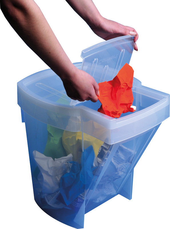 Really Useful Boxes Recyclingbox – 32 l – Kunststoff, transparent – B × H × T 460 × 435 × 340 mm