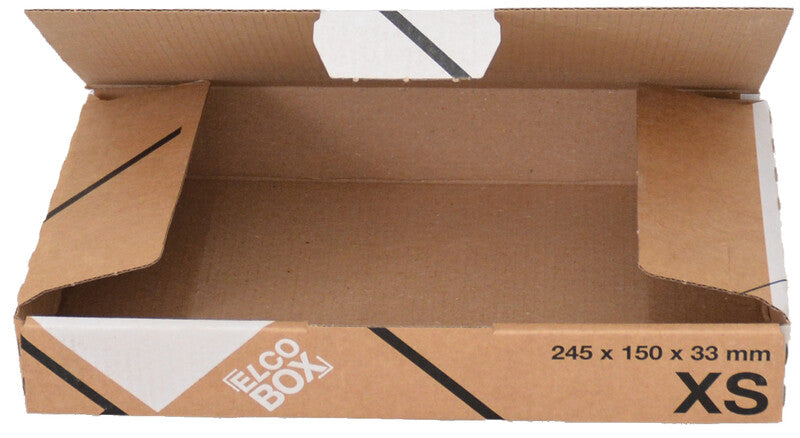 Elco Versandbox – stabil, flach geliefert, 4-Punkt-Klebung