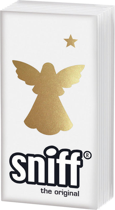 Sniff Taschentücher Pure Gold Angel – 4-lagig, mehrfarbig, 215 × 220 mm – 10 Tücher