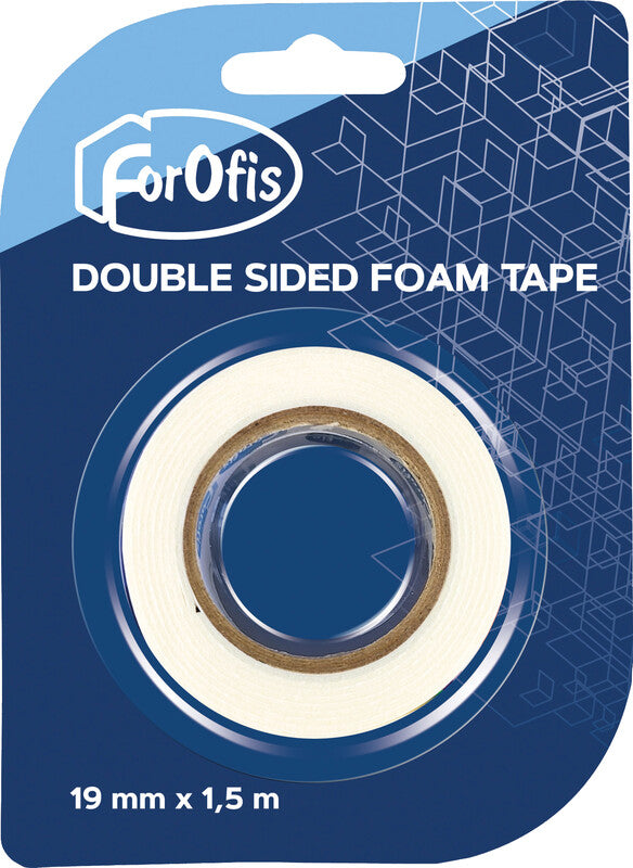 Forofis Montageband – 19 mm × 1,5 m, weiss