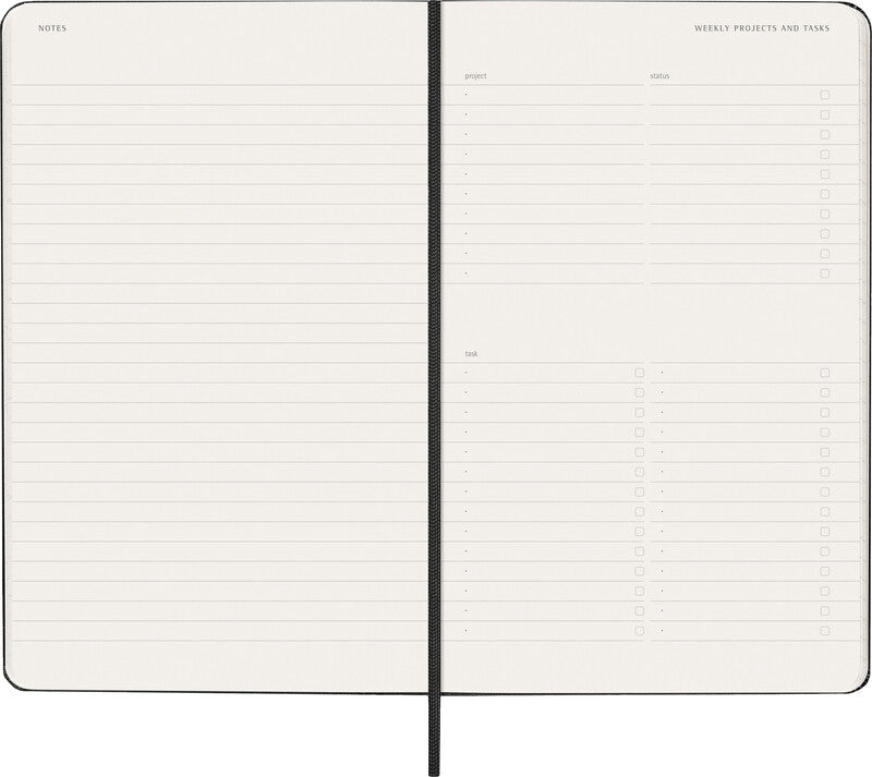 Moleskine Professioneller Kalender – 1 Woche/2 Seiten, gebunden, 13 × 21 cm, 2027, FSC