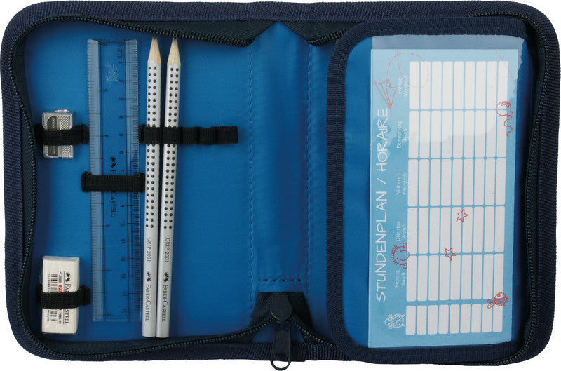 Funki Joy-Bag Schüleretui, gefüllt, 24-teilig – Soccer – Kunststoff – 23 × 14 × 4 cm