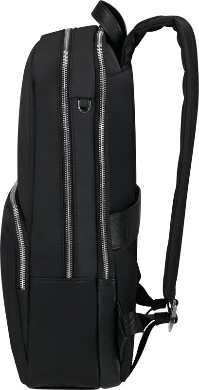 Samsonite Karissa Biz 2.0 Notebook-Rucksack – 13,5 l, USB-Port, Aufsteckfunktion, Nylon, Schwarz