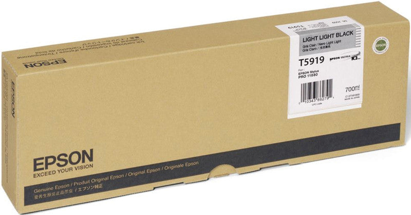 Epson Tintenpatrone T5919, Schwarz, 700 ml