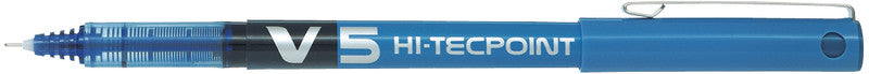 Pilot Hi-Tecpoint V5 – Tintenroller, mit Kappe, 0,3 mm, blau