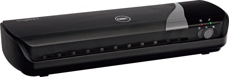 GBC Inspire+ Laminiergerät A4 – 2 Rollen, 75–125 µm, Kaltlamination, Aufheizzeit 4 Min., 250 mm/min, Schwarz