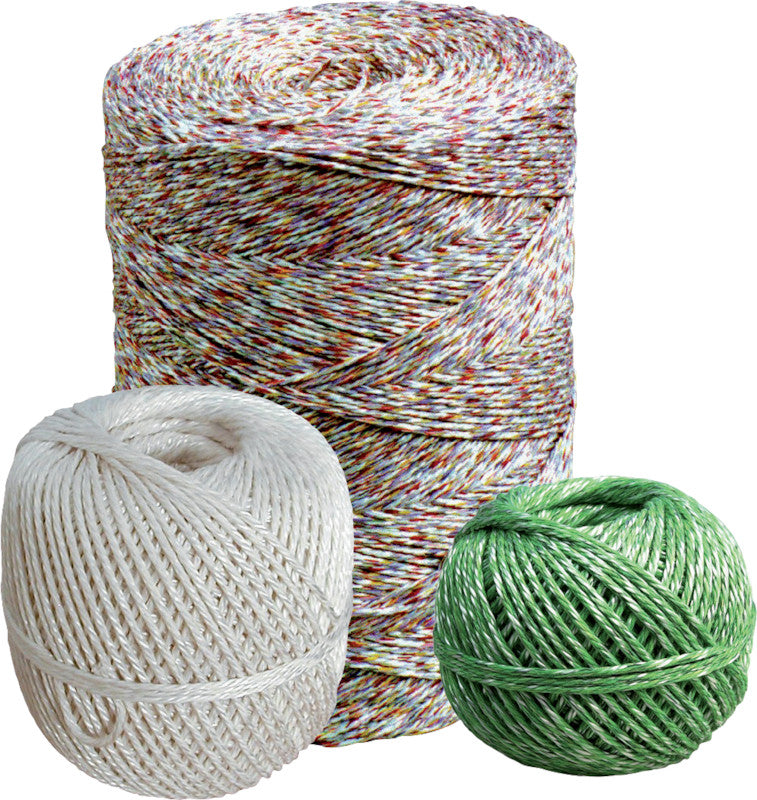 Bächi-Cord – Kordel Recyclingfaser, mehrfarbig Ø 2,5 mm × 225 m, Reisskraft 60 kg