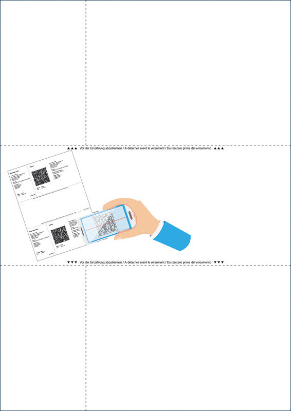 Dataform Formular – QR-Rechnung, 500 Blatt, A4