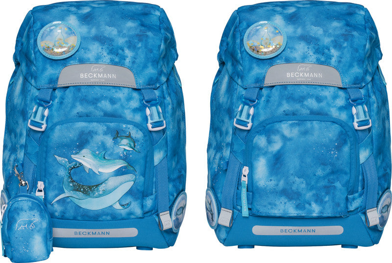 Beckmann Classic Schulrucksack 1st – Ocean – 24,0×37,0×25,0 cm – 22 l – Recycelte Materialien