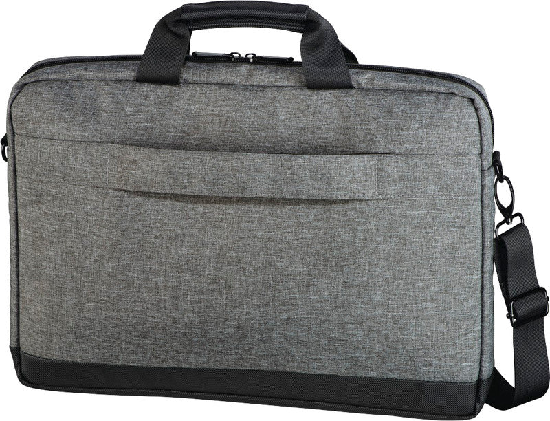 Hama Terra Notebook-Tasche – 10 l, wasserabweisend, Aufsteckfunktion, Polyester, grau