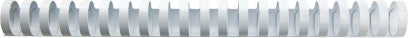 GBC Bindedisc-Ringe – für A4 – Ø 19 mm, weiss, Kunststoff – 100 Stk.