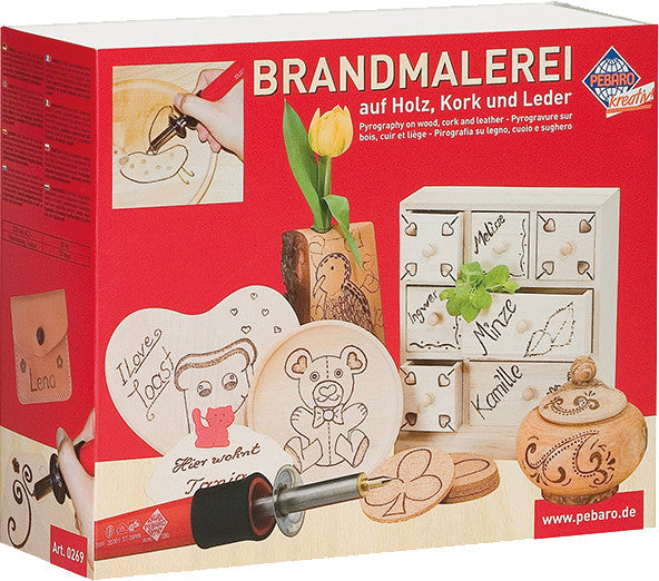Pebaro Brandmalerei-Set – 13-teilig – Netzbetrieb