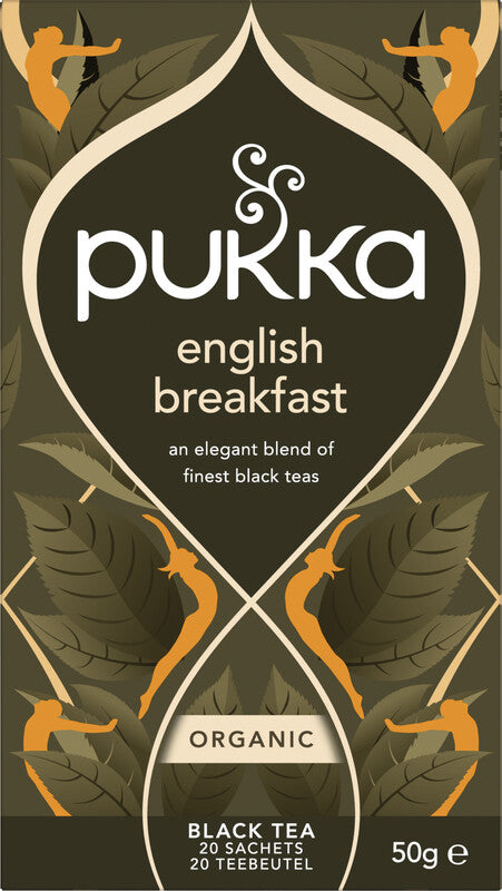 Pukka English Breakfast – Teebeutel, Bio-Schwarztee – 20 Beutel