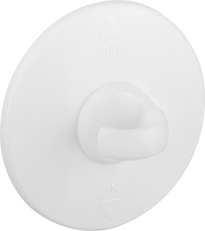 TESA Deckenhaken – Kunststoff, weiss, 12 × 14 × 2,9 cm – 1er-Pack