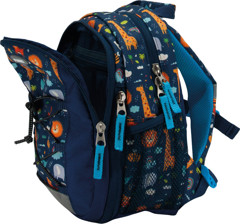 Funki Raumwunder – Kindergartenrucksack – 8–11 l, Kunststoff, Safari