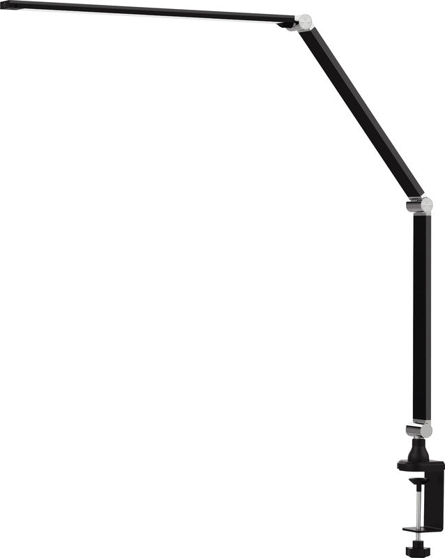 Hansa LED-Tischleuchte Ray – Klemmfuss, Fernbedienung, dimmbar – 3000–6000 K – 600 lm 10 W – Schwarz ABS