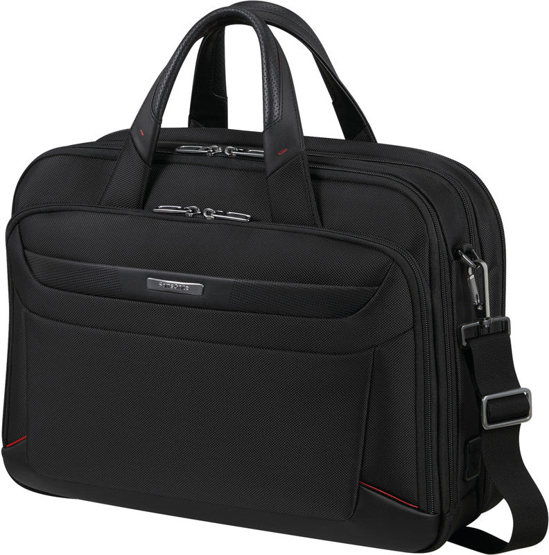 Samsonite Pro-DLX 6 Notebook-Tasche – 16/23 l, wasserabweisend, RFID-Fach, Nylon, schwarz