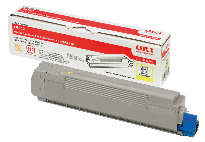 OKI Toner – gelb, 6000 Seiten