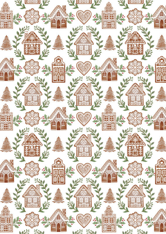 Zoewie Geschenkpapier – Cozy Home, Weihnachten – 700 × 2000 mm – Papier, 80 g/m2, 5 Motive