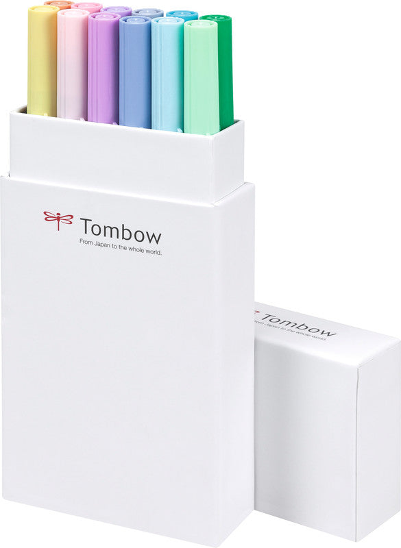 Tombow Filzstifte, 12 Farben