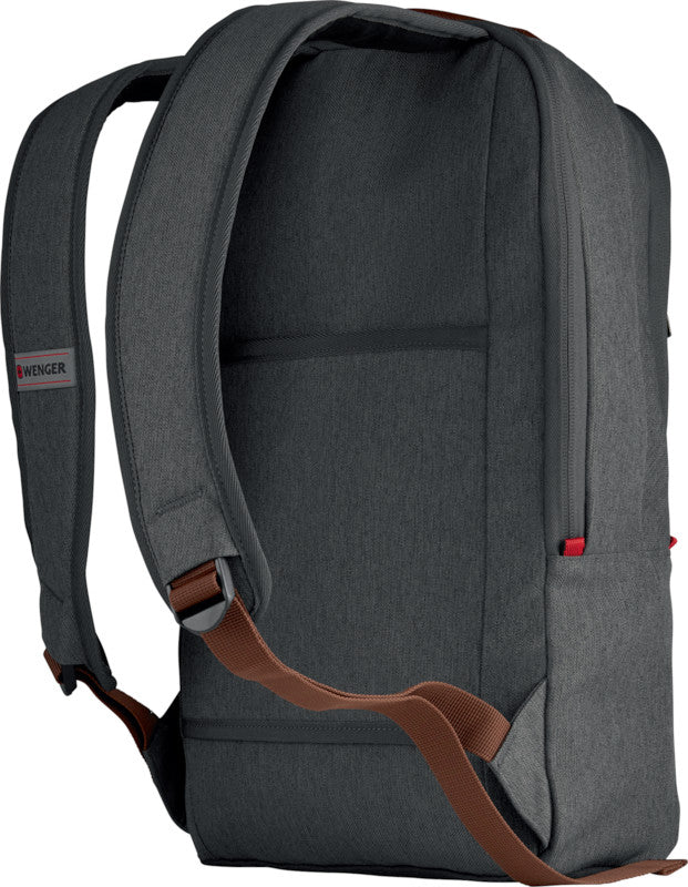 Wenger/SwissGear Wenger CityUpgrade – Notebook-Rucksack – für 16" Notebook, 15 l, Polyester, Grau, wasserabweisend