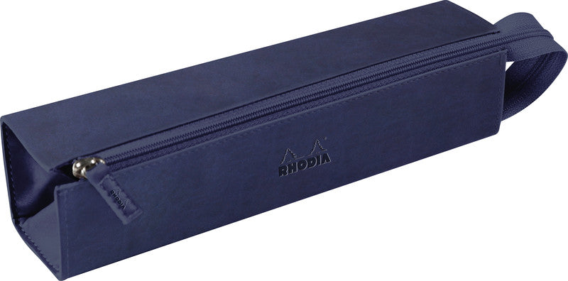 Rhodia Hartschalenetui, leer – nachtblau – Kunststoff – 23,0 × 5,0 × 5,0 cm
