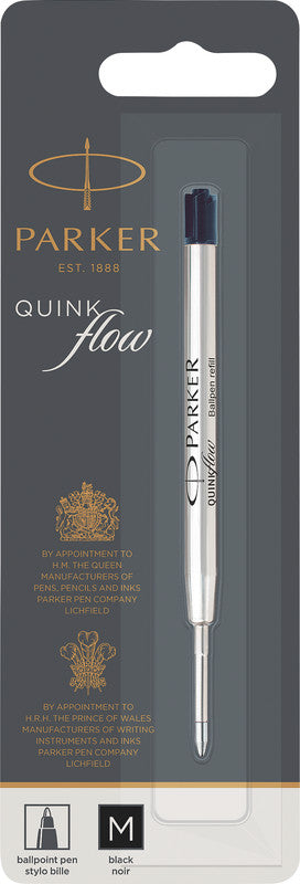 Parker Kugelschreiber-Mine – Schwarz, 1 mm, dokumentenecht, geruchsarm, 1 Stück