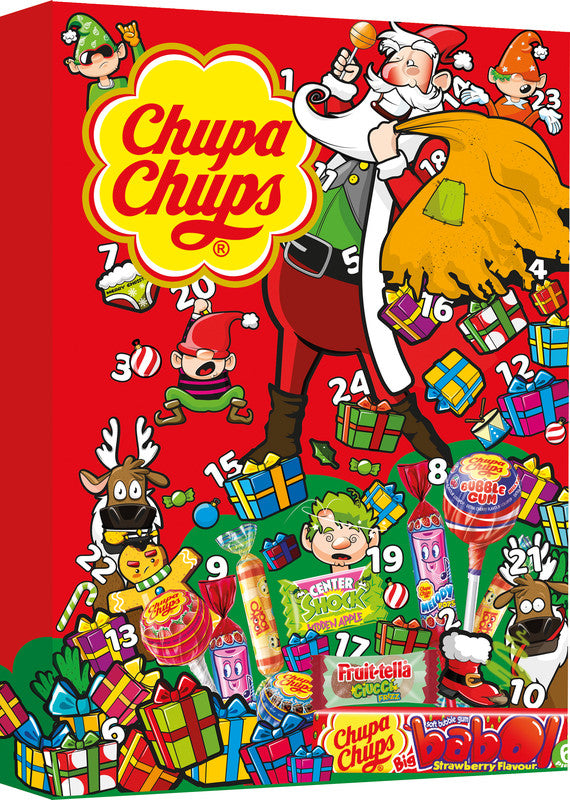 Chupa Chups Adventskalender – Lollis & Kaugummi-Überraschungen